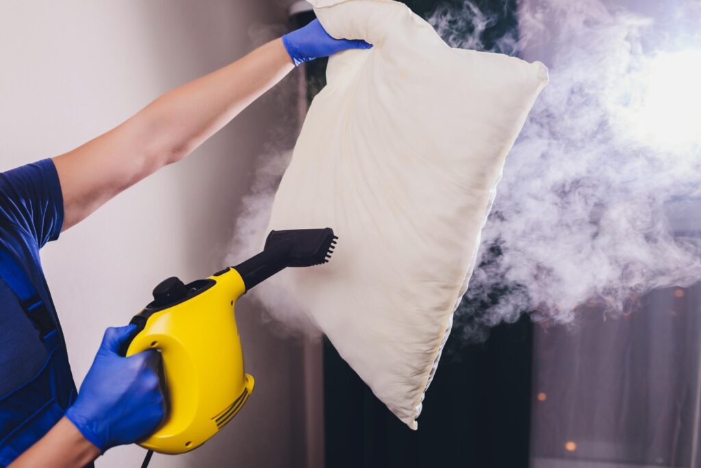 steam the beddings often to preven bed bug from returning 