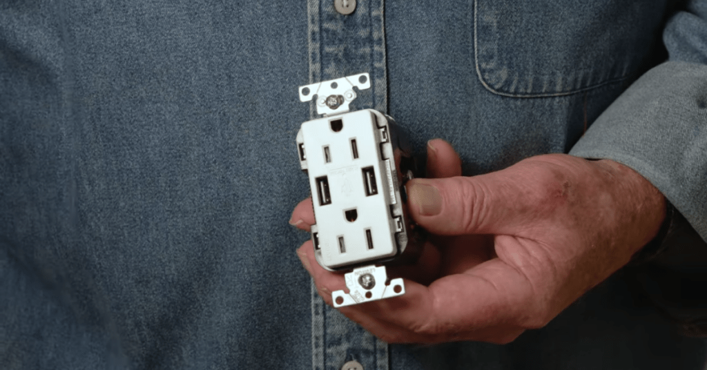 Wall Outlet with USB Ports