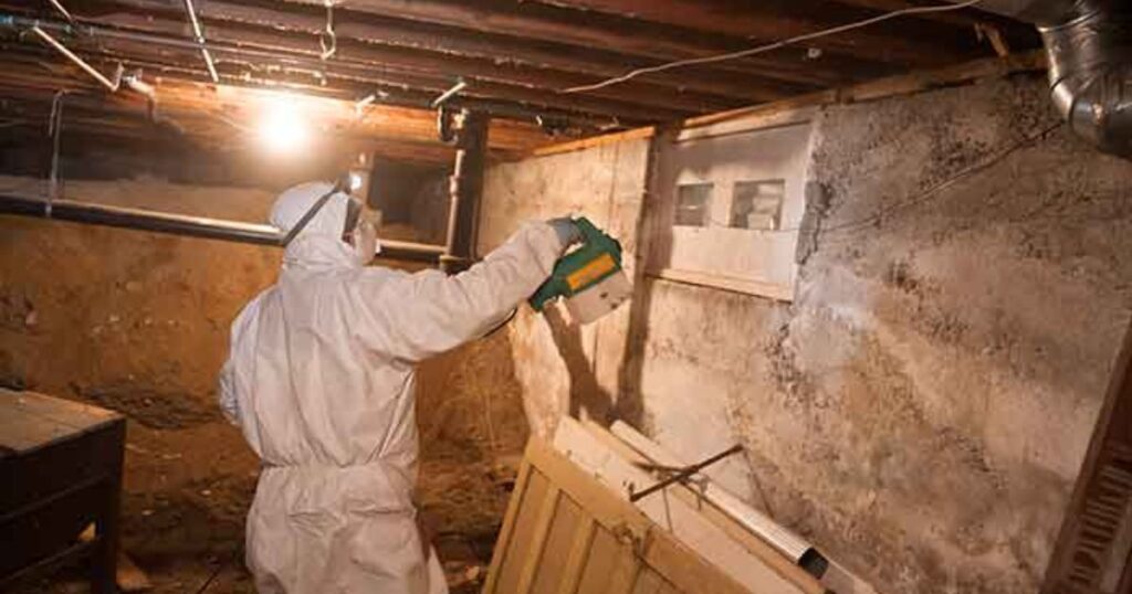 spraying mold